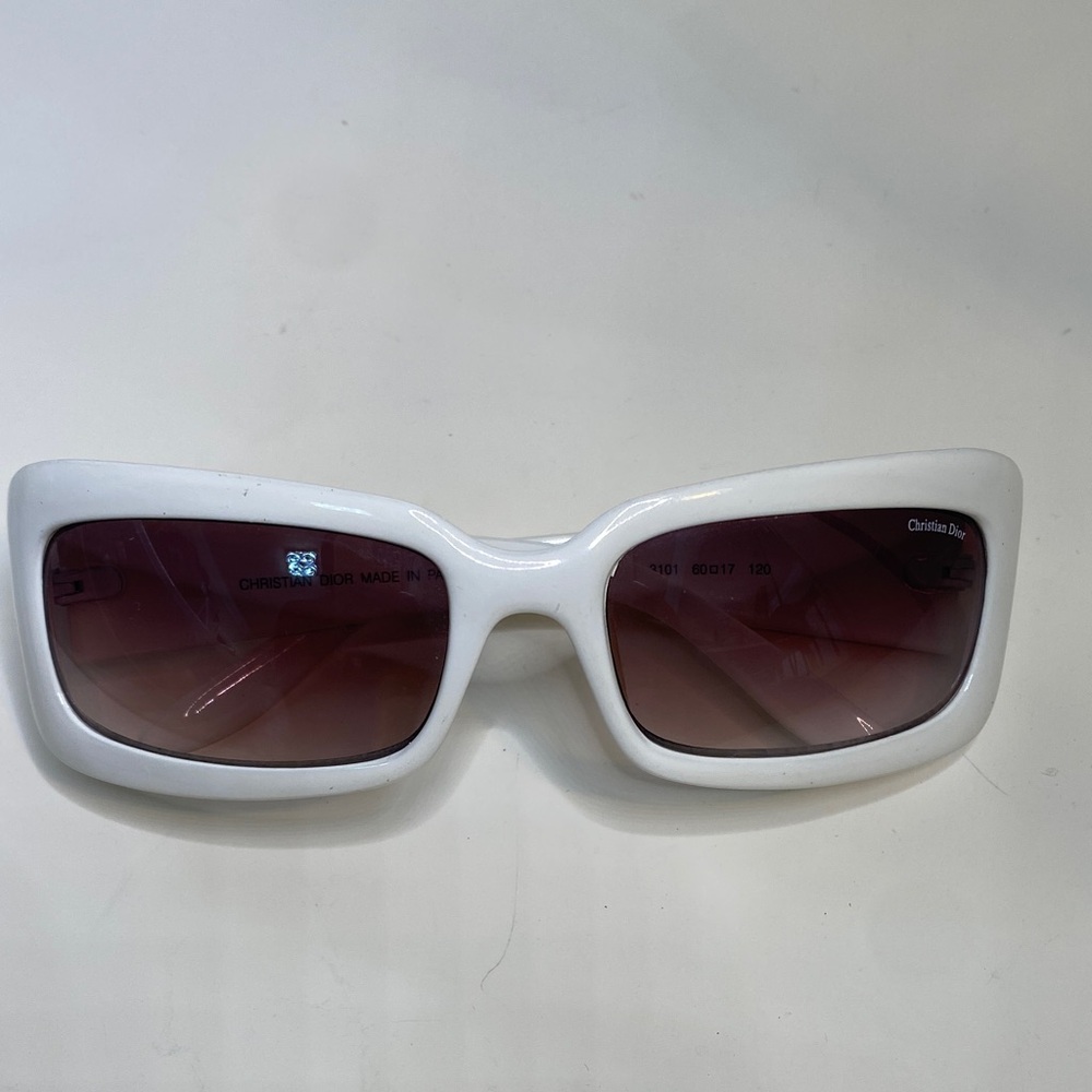 Christian Dior White Sunglasses for Women style 3101
